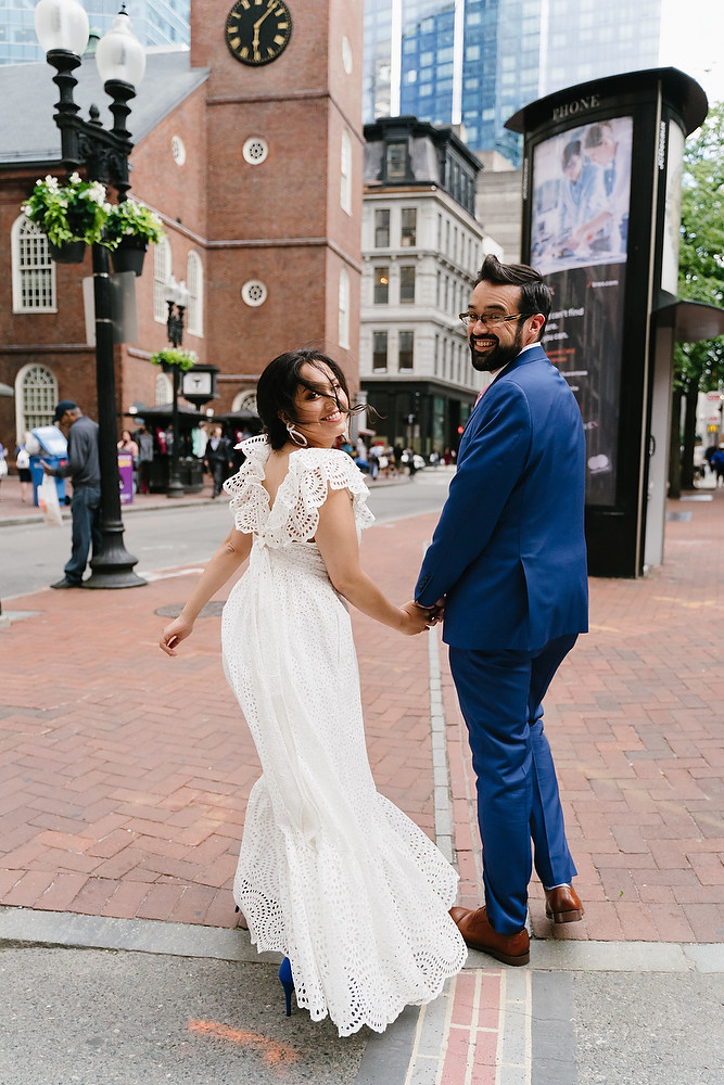 Boston Old South Meeting House wedding photo session 9